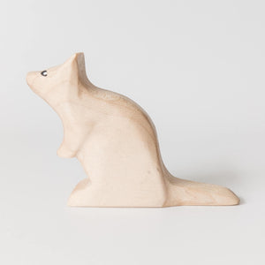 Nom Handcrafted handmade wooden animal figurine quokka