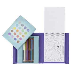 Tiger Tribe Pencil Art Kit - Metallic Blend & Shade - Colouring Set