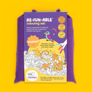 Re-FUN-able™ reusable colouring mats by Little Change Creators - Australia