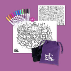 Re-FUN-able™ reusable colouring mats by Little Change Creators - Spellbound