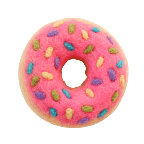 Donuts single felt pretend play food Juni Moon The Toy Chest