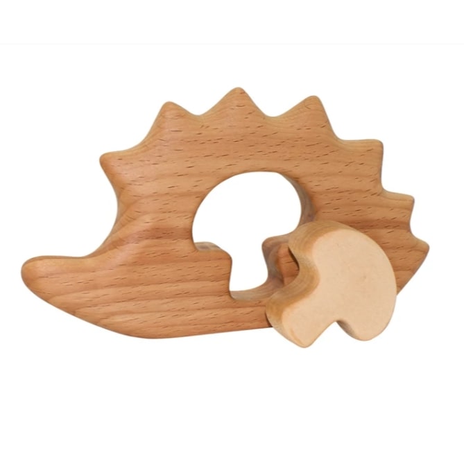Tateplota Wooden Hedgehog Puzzle - handmade, eco-friendly keepsake toy