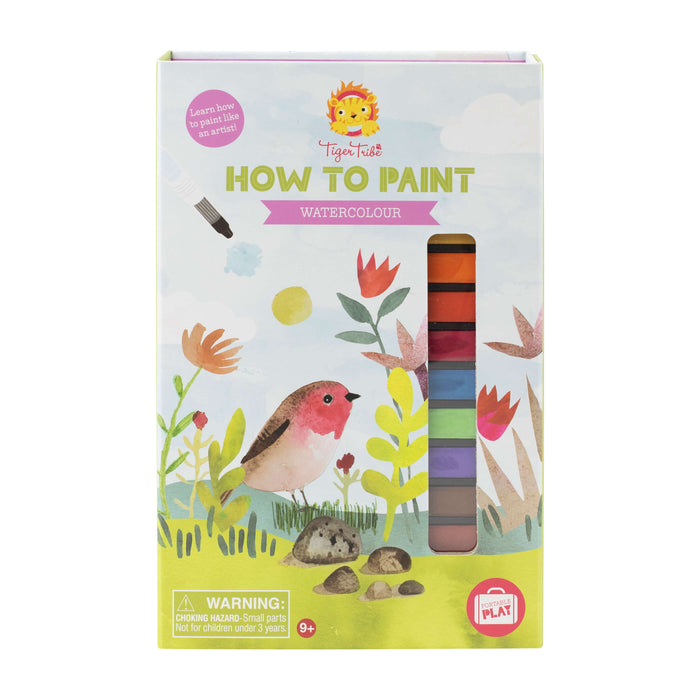 Tiger Tribe - How To Paint Watercolour - art kit