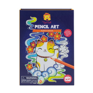 Tiger Tribe Pencil Art Blend and Shade craft kit