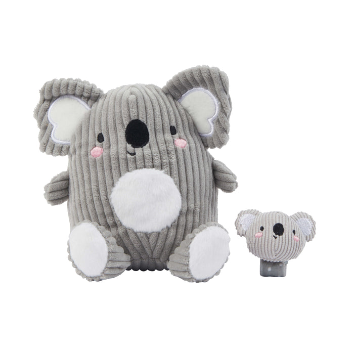 Tiger Tribe Baby Sensory Set - Koala Buddies - soft toy and wrist rattle