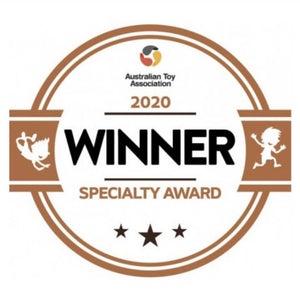 Australian Toy Association 2020 winner specialty award badge