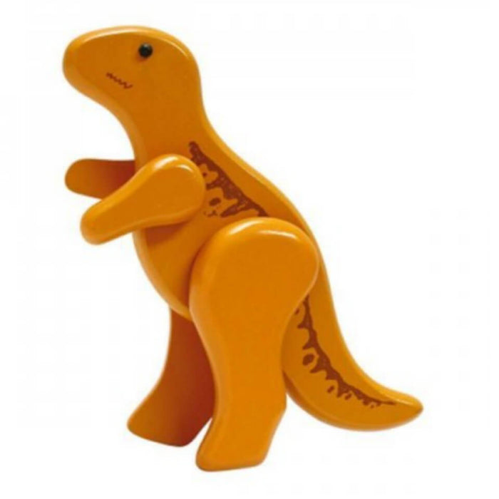 I'm Toy Dino Zone - Baby Tyrannosaurus Rex Wooden Dinosaur Toy
