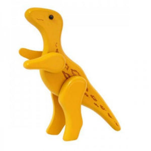 i'm toy wooden yellow baby velociraptor dinosaur dino zone