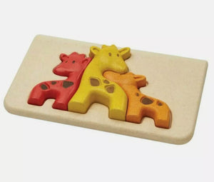 plantoys wooden giraffe puzzle toy