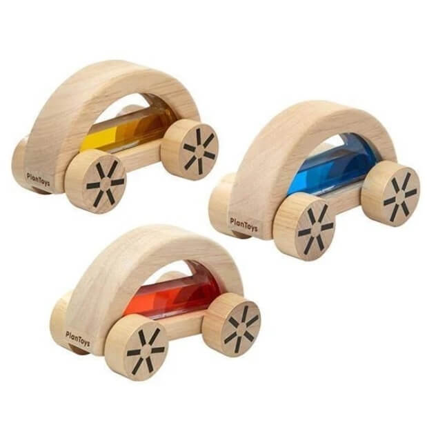 PlanToys Sustainable Wautomobile Wooden Car Toy